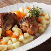 Cosce di tacchino al forno