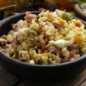 Insalata di riso e pollo