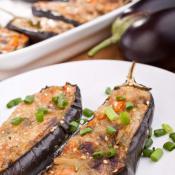Melanzane ripiene di carne