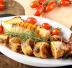 Calamari ripieni di pane e pomodori