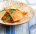 Filetti di salmone su julienne di carote