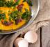 Frittata di spinaci e salamino