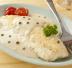 Pesce con salsa Mornay e pepe verde