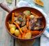 Pollo con zucca e patate