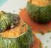 Zucchine tonde ripiene