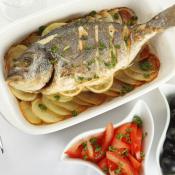 Orata al forno con patate