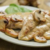 Petto di pollo ai funghi