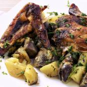 Pollo con carciofi