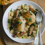 Pollo e fagioli