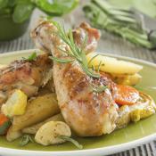 Pollo in casseruola con verdure