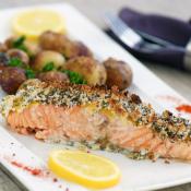 Salmone gratinato