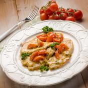 Scaloppine ai pomodorini