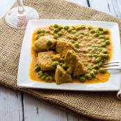 Spezzatino di tacchino con piselli