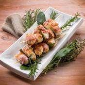 Spiedini di pollo e pancetta