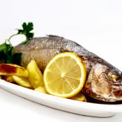 Spigola al forno con patate