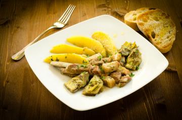 Straccetti ai carciofi