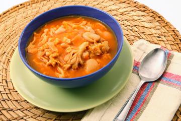 Trippa con fagioli