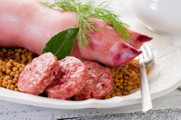 Zampone con lenticchie