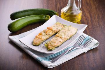 Zucchine ripiene al forno
